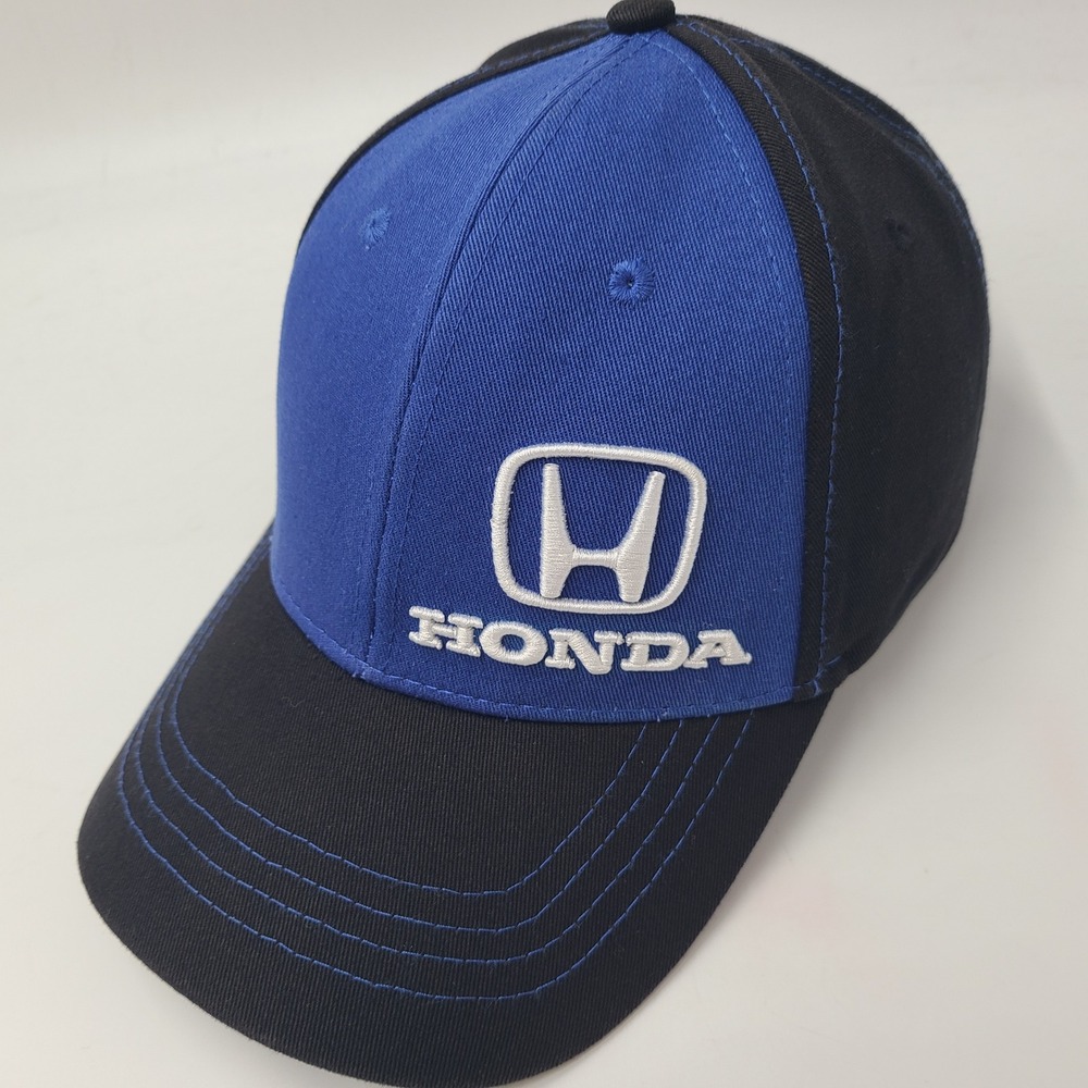 Honda Hat Adjustable Blue Black White Logo Car Truck Racing Casual Cotton Men